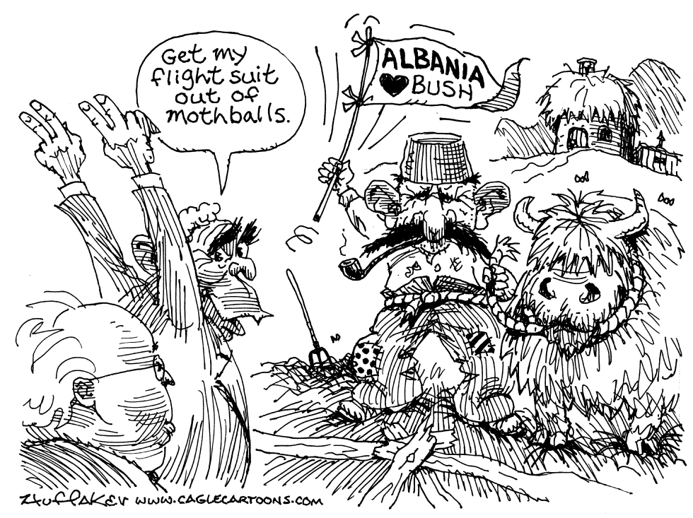 Albania Loves bush