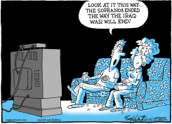 SOPRANOS FINAL EPISODE  by Bob Englehart