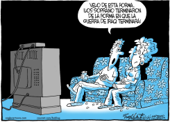 EPISODIO FINAL DE LOS SOPRANOS /  by Bob Englehart