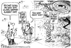 GLOBAL WARMING SIGNS by Joe Heller
