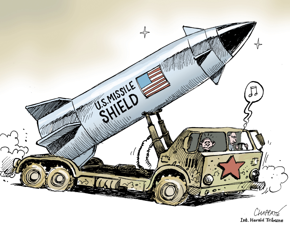  US-RUSSIAN MISSILE SHIELD by Patrick Chappatte