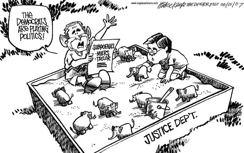 Playing Politics at Justice