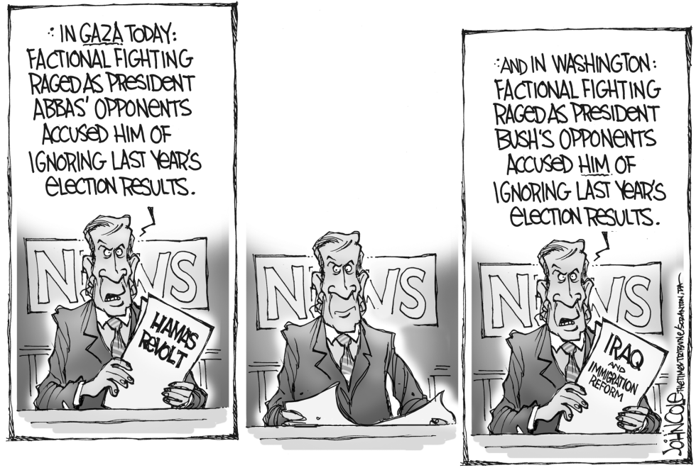 Abbas and Bush