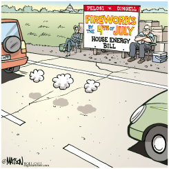 ENERGY BILL FIREWORKS by R.J. Matson