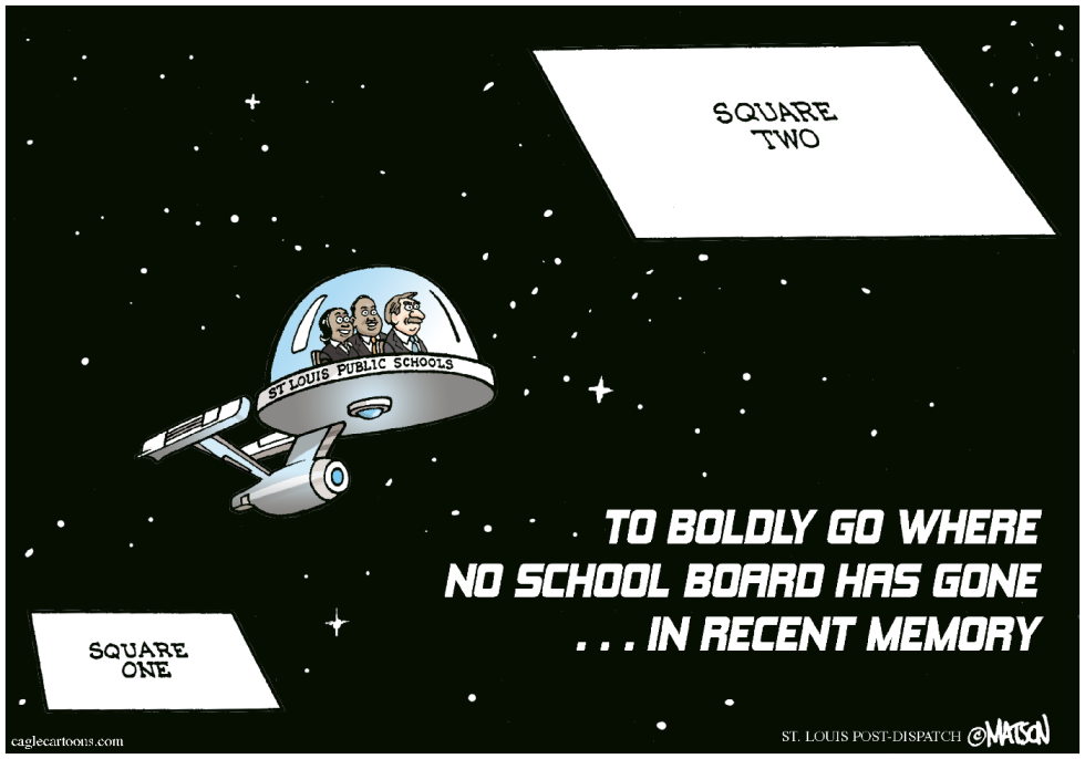 Local Mo-State Takeover of St. Louis School Board-COLOR