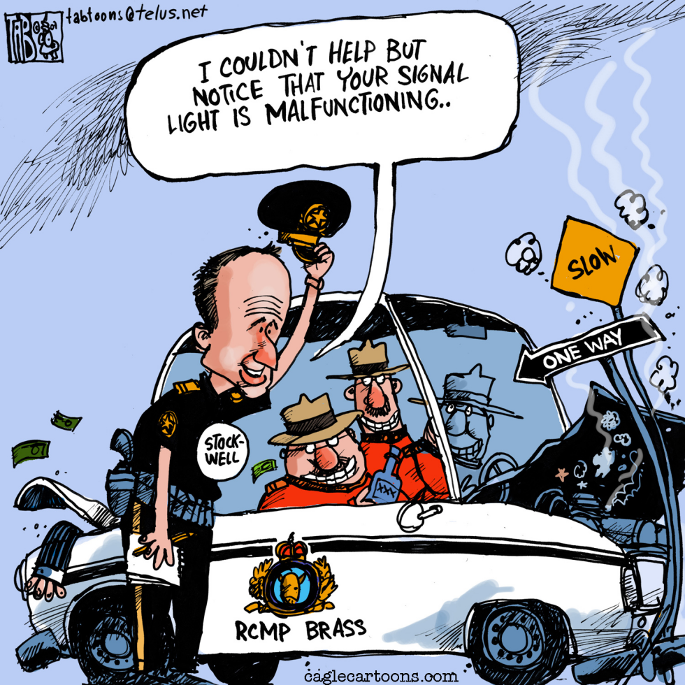 CANADA Broken RCMP COLOUR