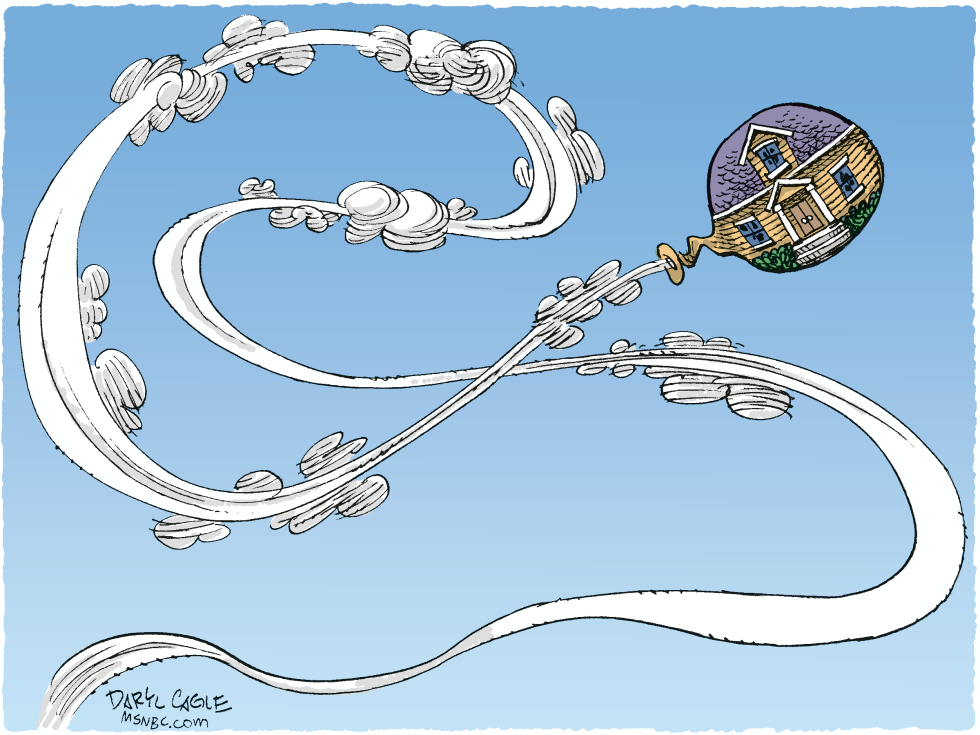  HOUSING BALLOON  by Daryl Cagle