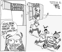 ILLEGALS IN FRIDGE by Gary McCoy