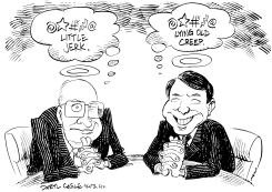 VEEP DEBATE by Daryl Cagle