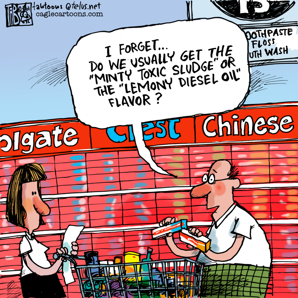 Chinese toothpaste COLOR