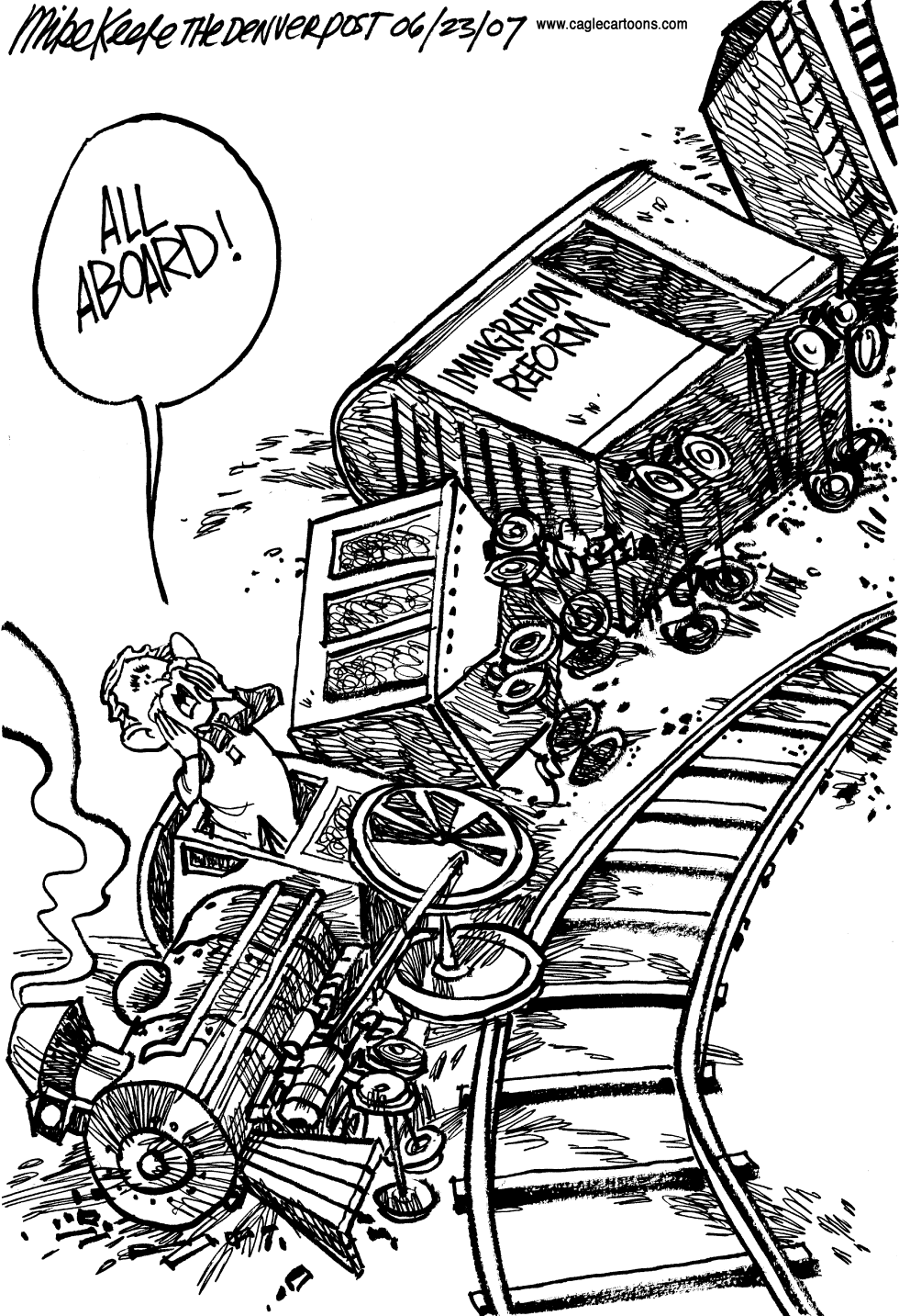 Immigration Train Wreck