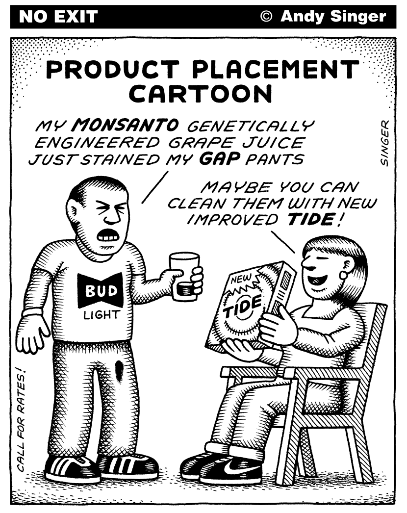 Product Placement Cartoon