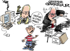 EL PERRO SE COMIO MI GOBIERNO /  by Pat Bagley