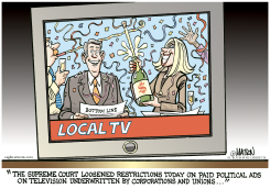 LOCAL TV CELEBRATES POLITICAL AD RULING by R.J. Matson
