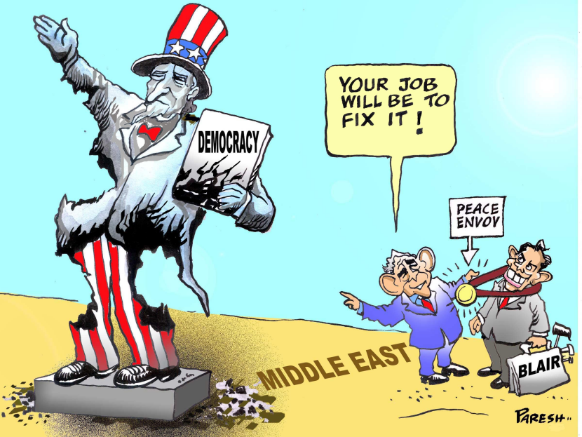 Blair's new job