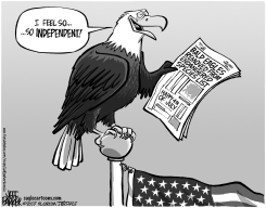 EAGLES SOAR FOURTH by Jeff Parker