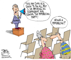 BLOOMBERG GOP NO MORE  by Gary McCoy
