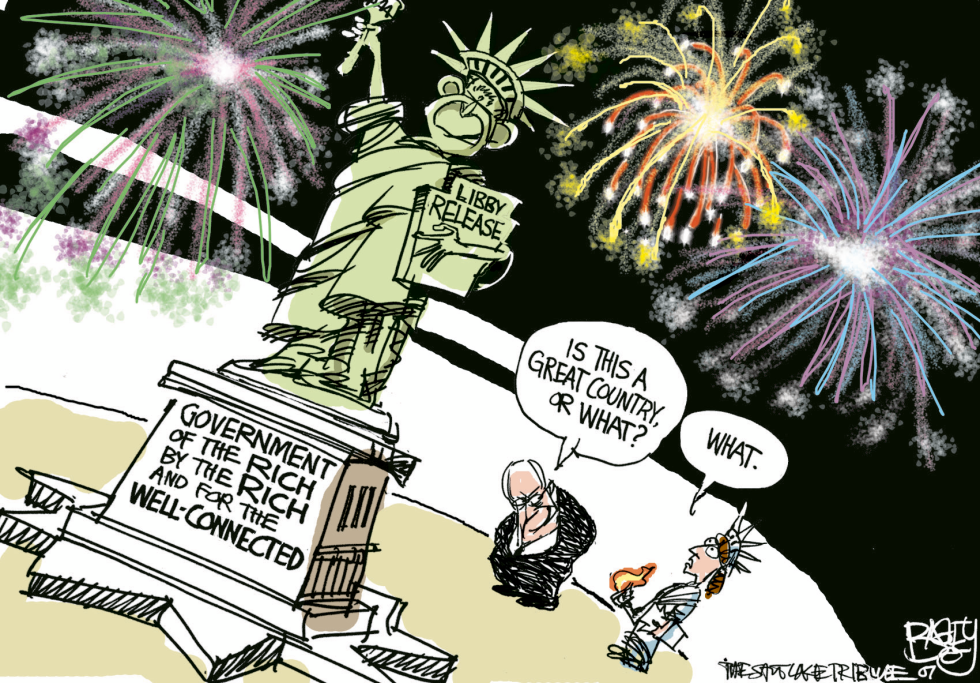  STATUE OF LIBBY LIBERTY by Pat Bagley