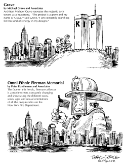 WTC MEMORIALS PAGE 2 by Daryl Cagle