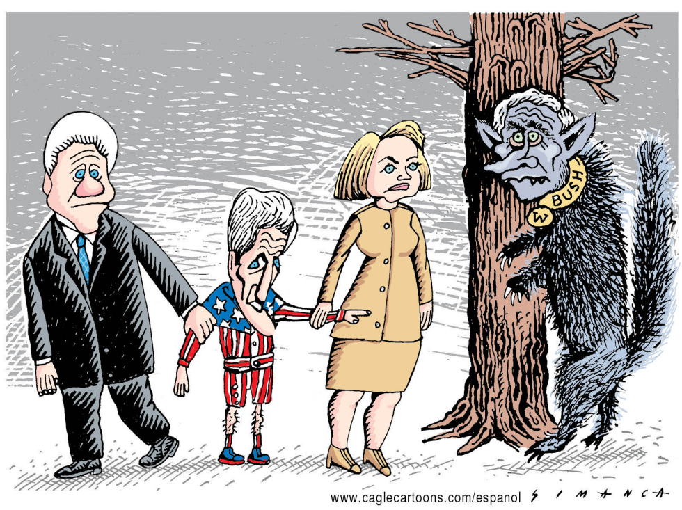 Bill Kerry Hillary y / COLOR