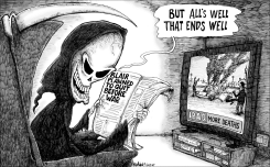 BLAIR PLANNED TO QUIT BEFORE WAR by Brian Adcock