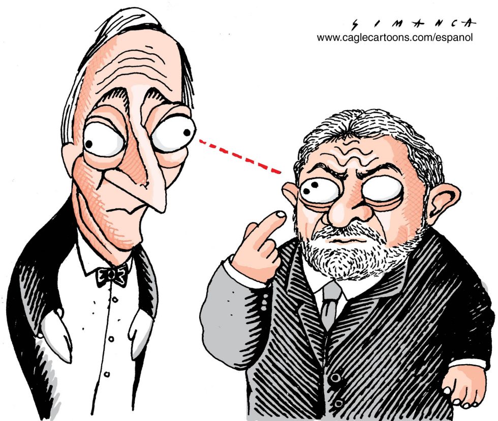  KIRCHNER Y LULA DA SILVA  by Osmani Simanca