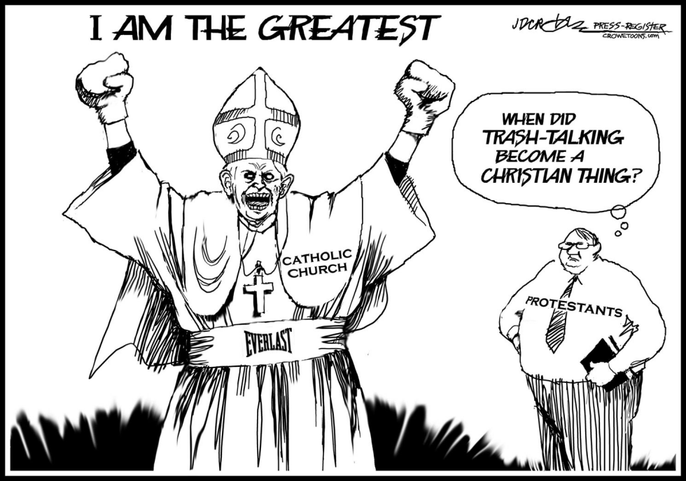Trash-talkin Pope