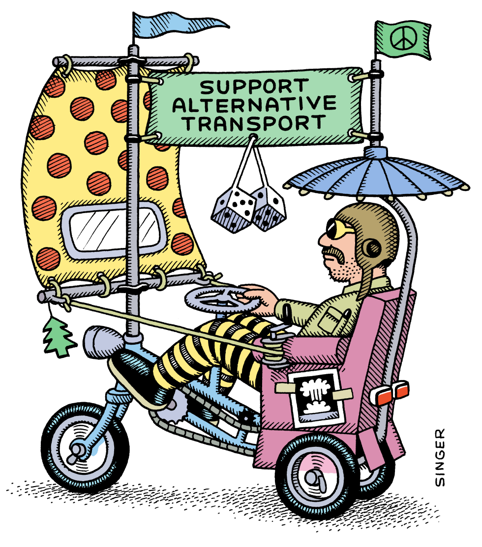 Support Alternative Transportation Color Version