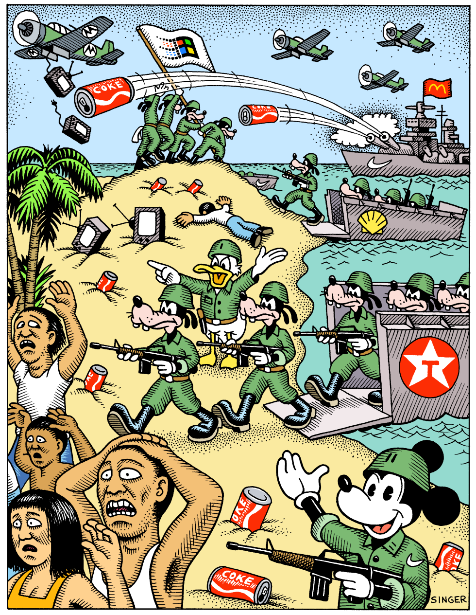 Invading New Markets Color Version