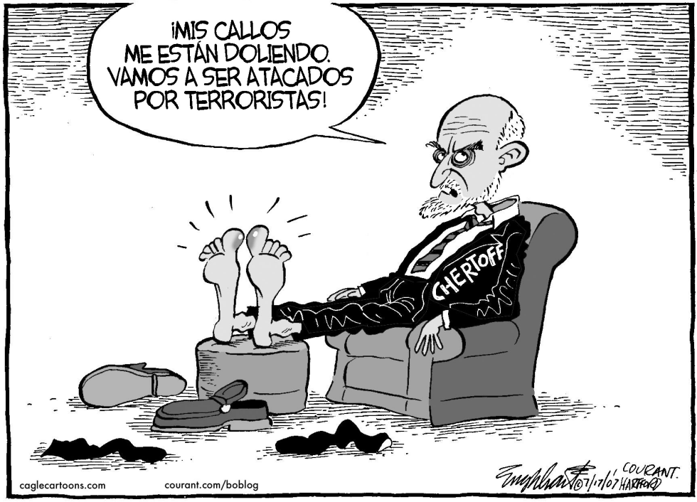  MICHAEL CHERTOFF by Bob Englehart