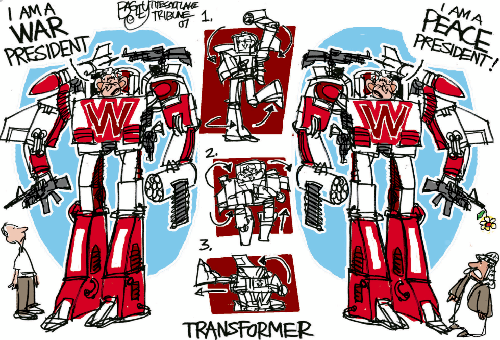  BUSH TRANSFORMER  by Pat Bagley