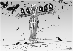 MIDDLE EAST SCARECROW by R.J. Matson