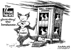 MURDOCH AND WALL STREET JOURNAL by Jimmy Margulies