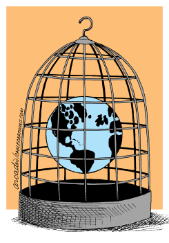 JAILED WORLD /  by Arcadio Esquivel