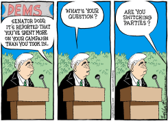 SENATOR DODD  by Bob Englehart