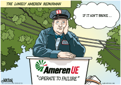 LOCAL-MO & IL THE LONELY AMERENUE REPAIRMAN by R.J. Matson