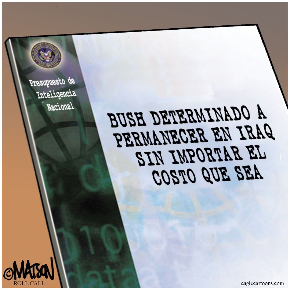 Advertencia del Presupuesto de Inteligencia Nacional / COLOR