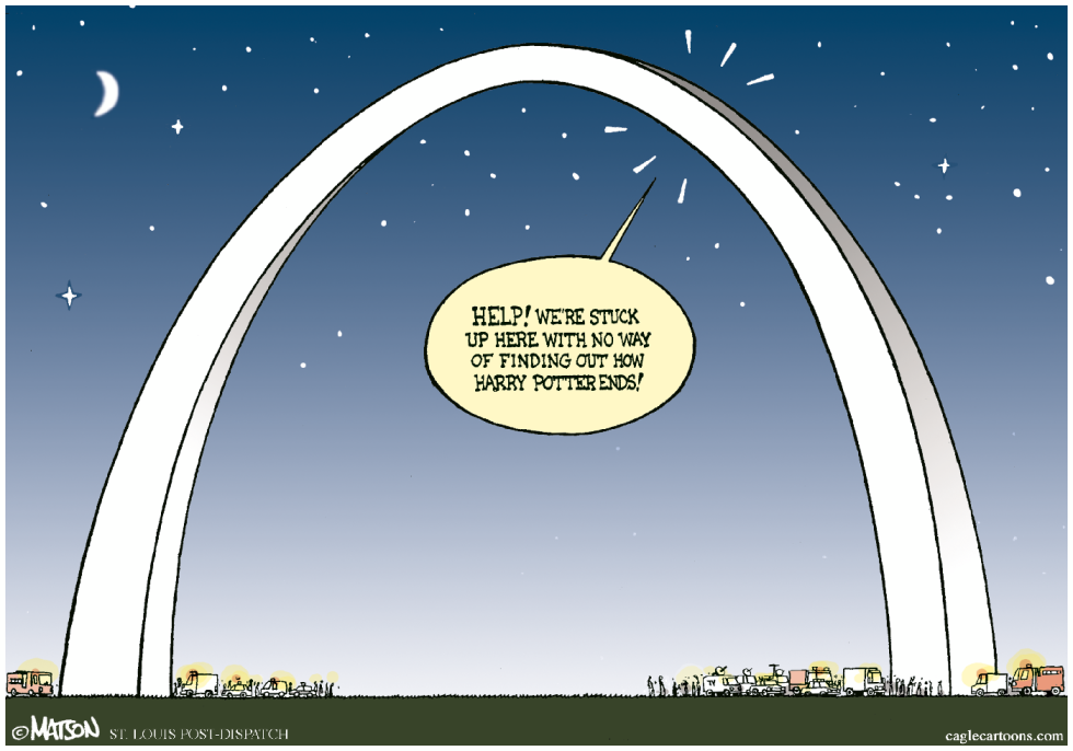 Tourists Trapped In St. Louis Arch-COLOR