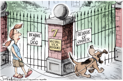 MICHAEL VICK by Joe Heller