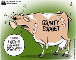 LOCAL FL BUDGET COW  by Jeff Parker