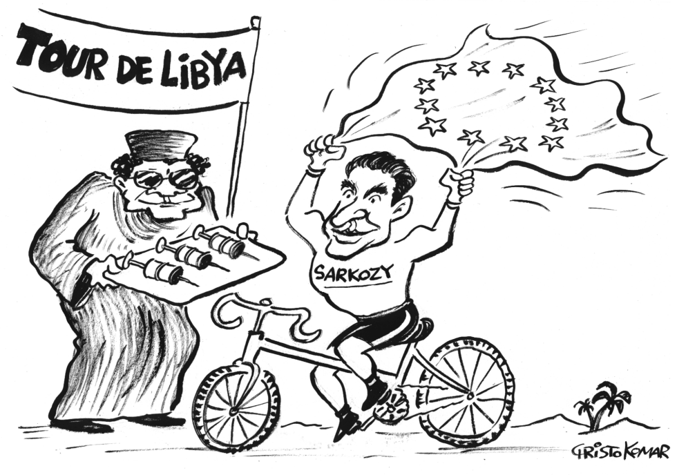 Tour de Libya - B&W