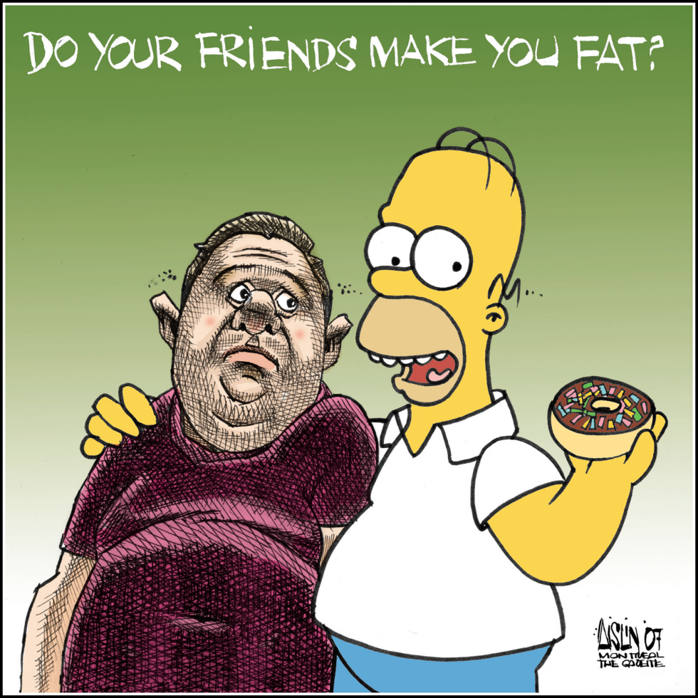 Do your friends make you fat COLOR