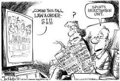 SPORTS CRIMES by Joe Heller