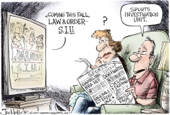 SPORTS CRIME by Joe Heller