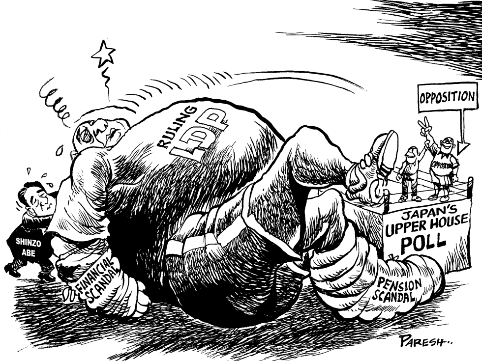 LDP defeat in Japan