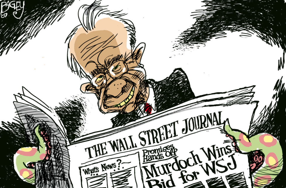  MURDOCH CLUTCHES by Pat Bagley