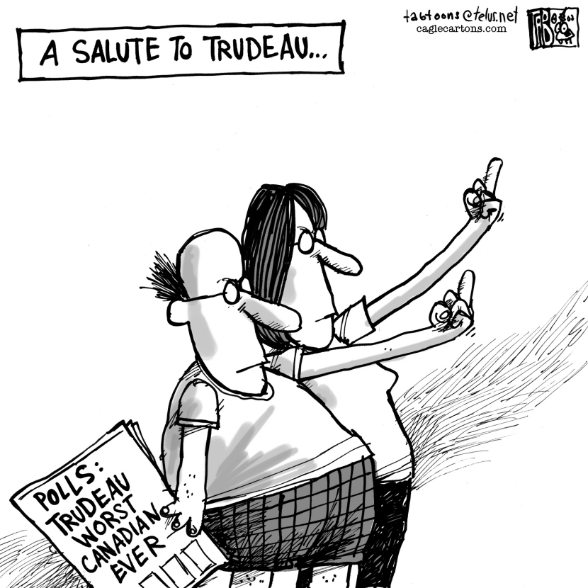 CANADA Trudeau Salute