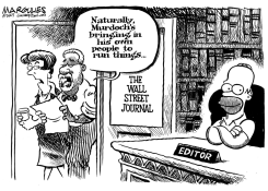 MURDOCHS WALL STREET JOURNAL by Jimmy Margulies