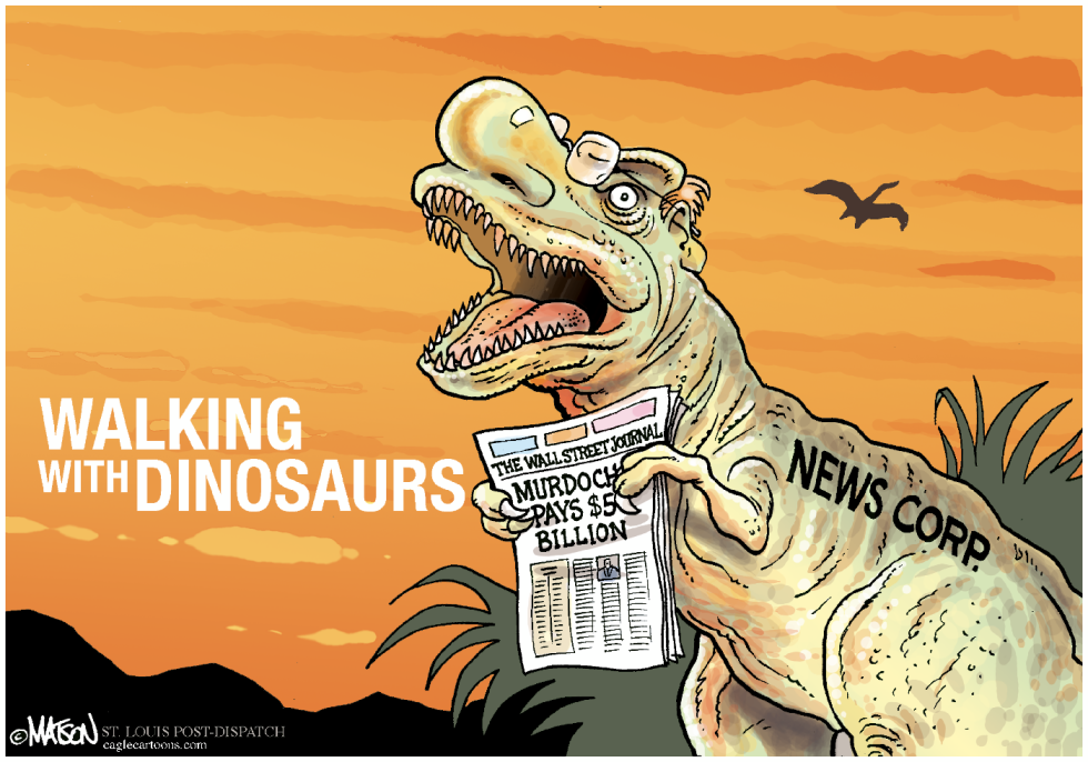 Murdoch Buys Wall Street Journal-COLOR