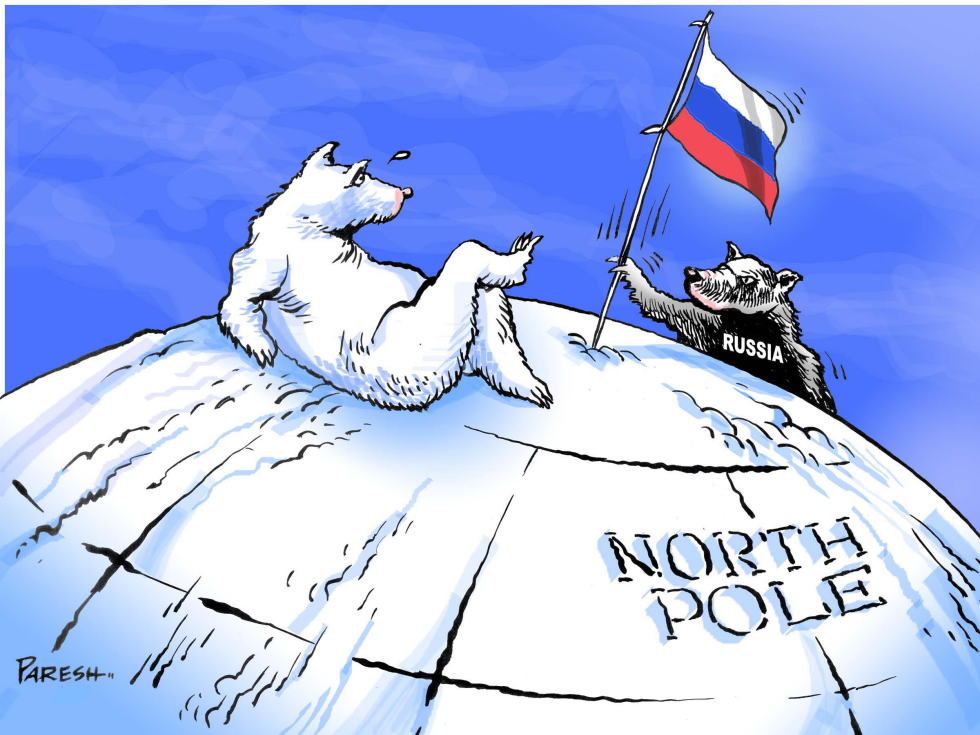 Russia in North pole